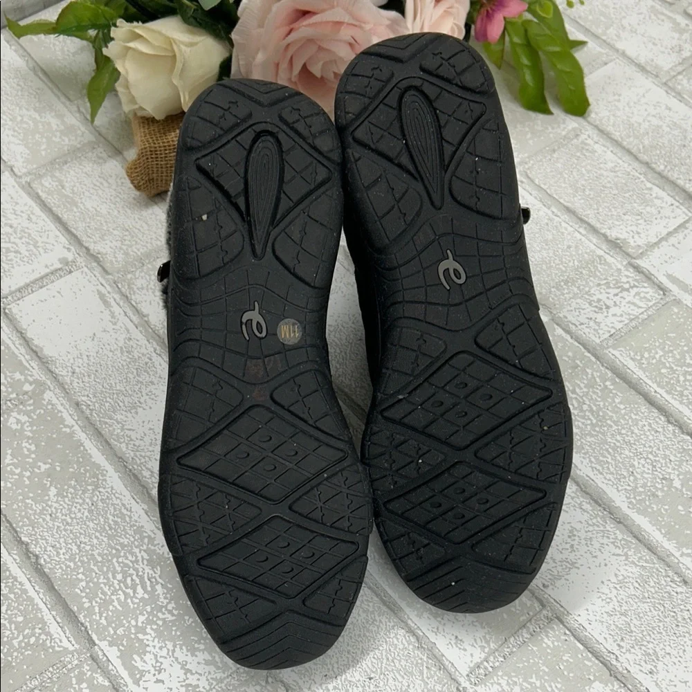 Women's Black Fur-Lined Ankle Boots